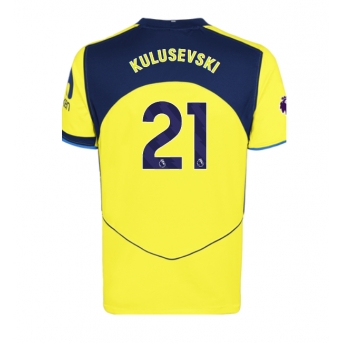 Billige Fotballdrakt Tottenham Hotspur Dejan Kulusevski #21 Replika Tredjedrakt 2025-26 Kortermet